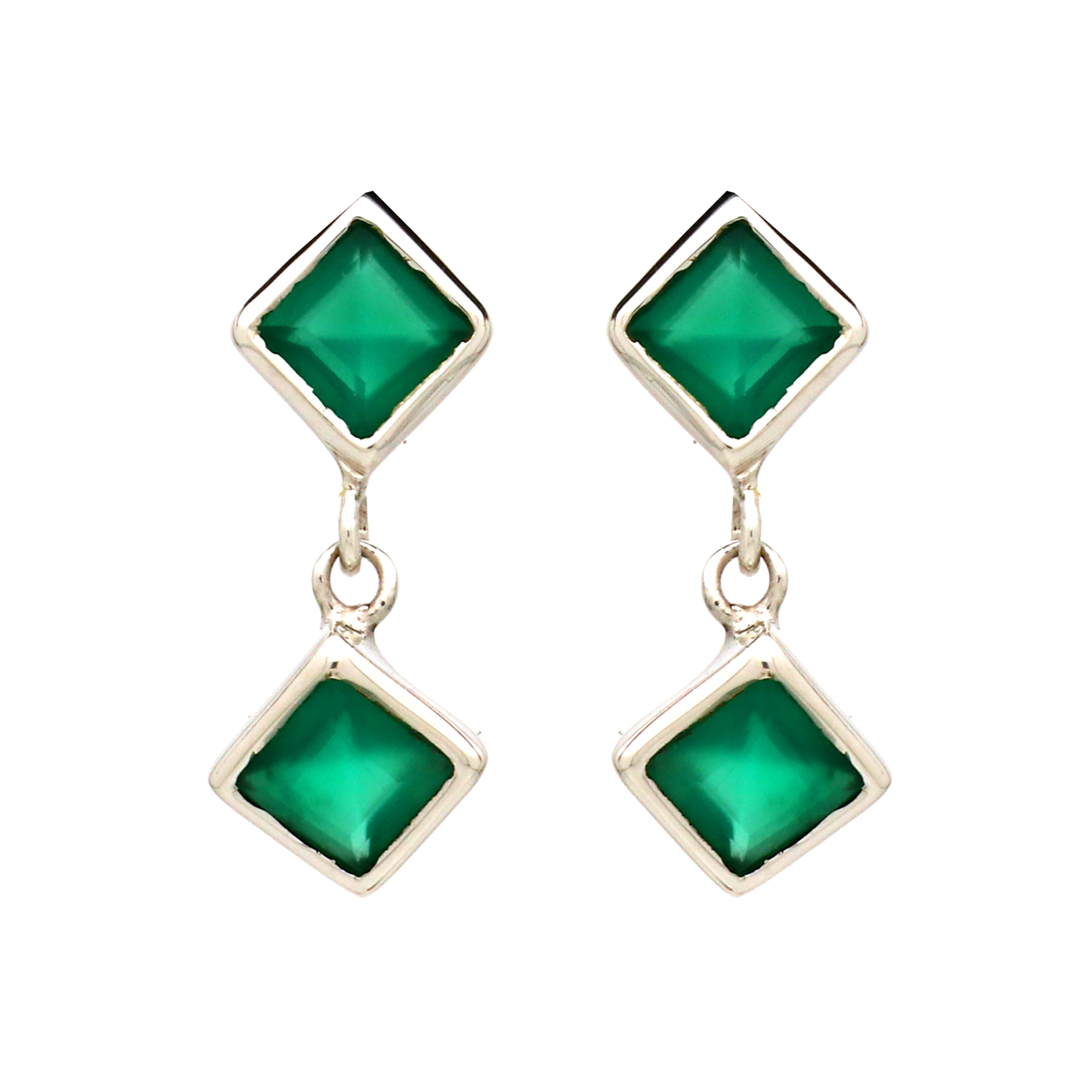 Light green tourmaline stud earrings – Lady J Jewelry