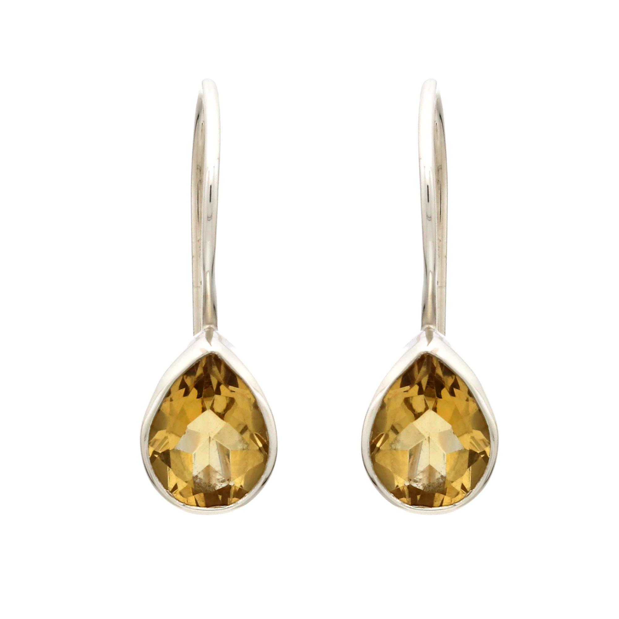 Sparkling Silvex silver Oval shape Citrine Stone Stud at Rs 575/piece in  Jaipur